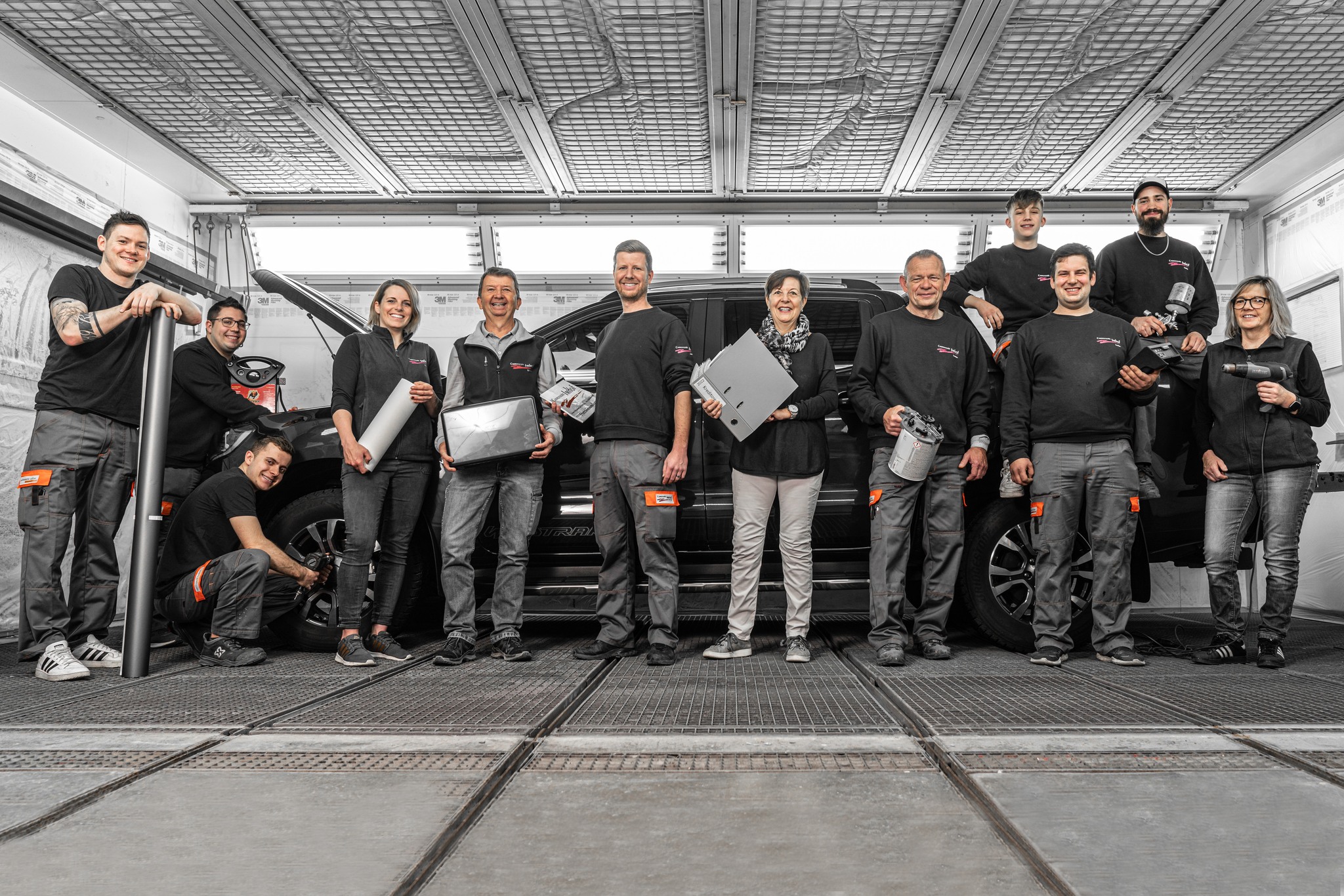 Das Team der Carrosserie Imhof AG